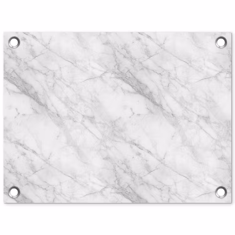 Klassiek - Marmer - Grijs tuinposter los doek klein 239 -3d