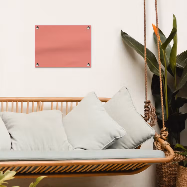 Coral - Reef - Rood tuinposter los doek klein 239 -sfeer7