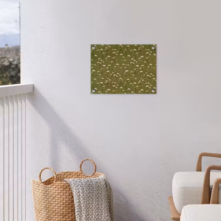 Landelijk - Bloemen - Groen tuinposter los doek klein 239 -sfeer8
