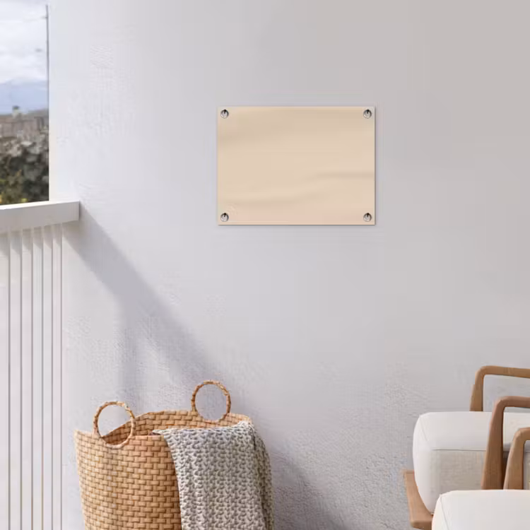 Cream - Nude - Neutraal tuinposter los doek klein 239 -sfeer8