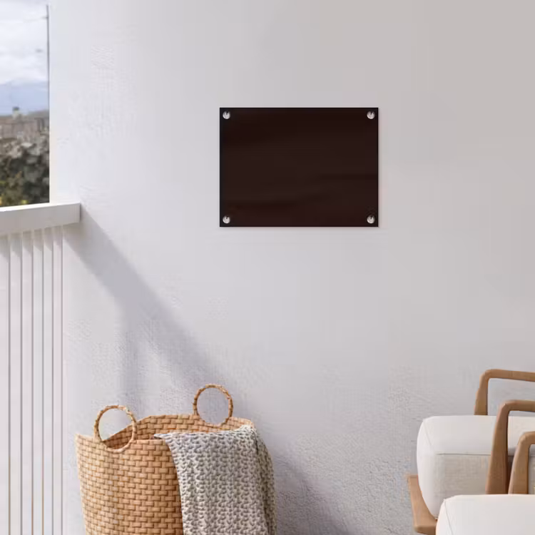 Deep - Obsidian - Bruin tuinposter los doek klein 239 -sfeer8