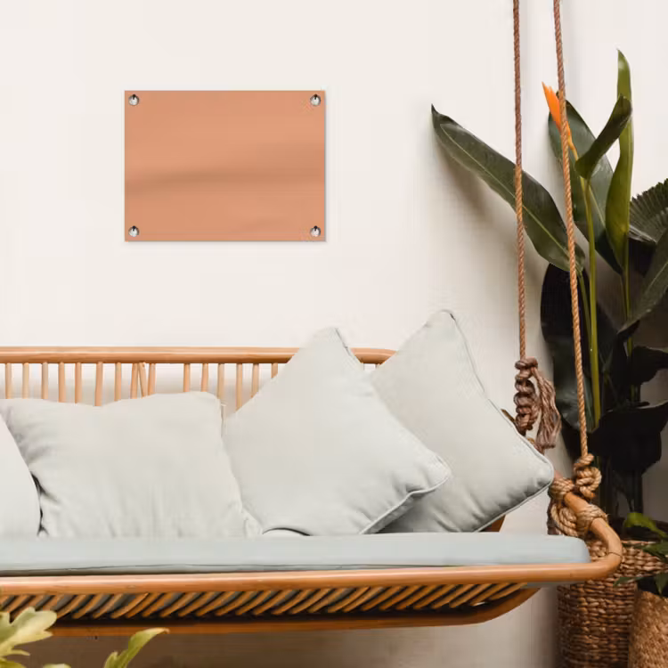 Desert - Coral - Koraal tuinposter los doek klein 239 -sfeer7