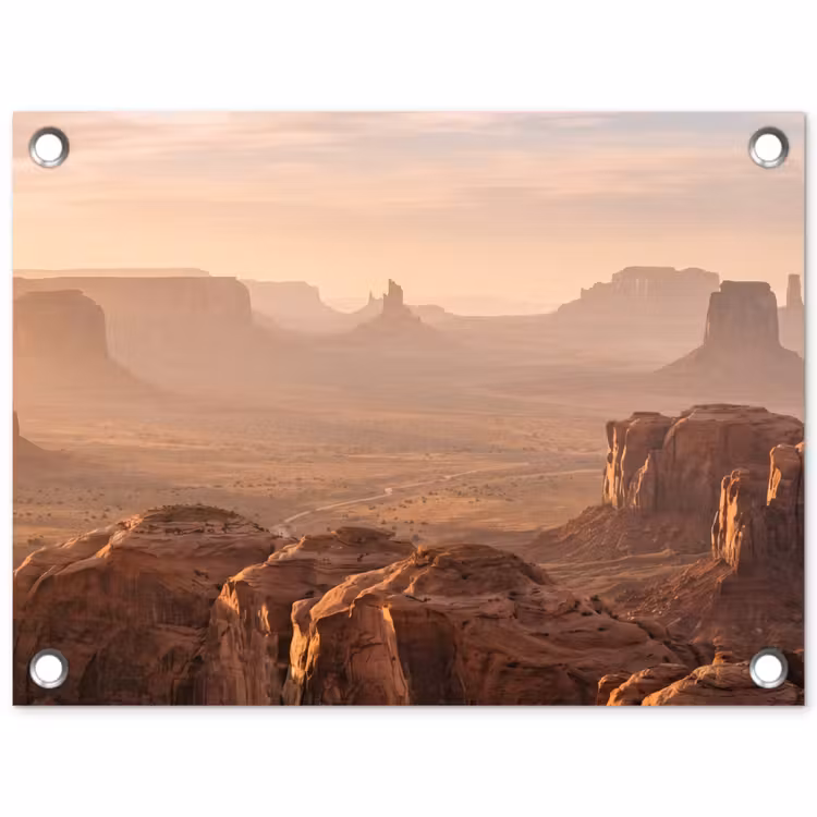 Woestijn - Landschap - Natuur tuinposter los doek klein -3d