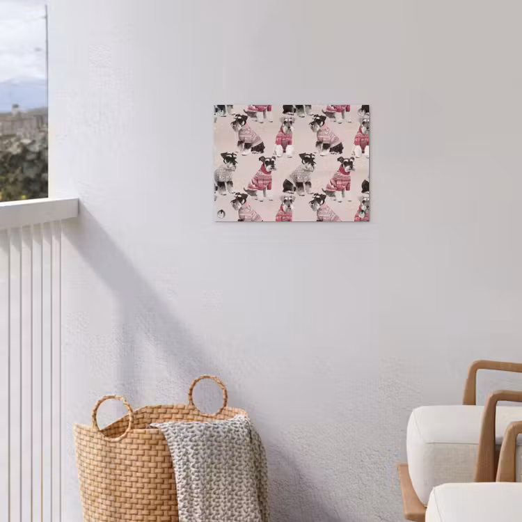 Honden - Truien - Rood tuinposter los doek klein 239 -sfeer8