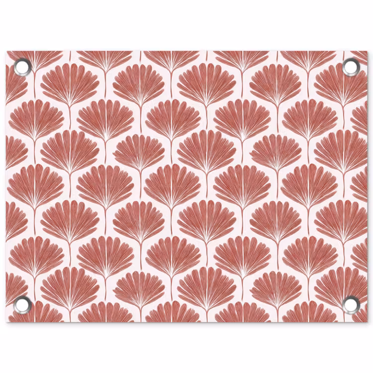 Waaier - Motief - Terra tuinposter los doek klein 239 -3d