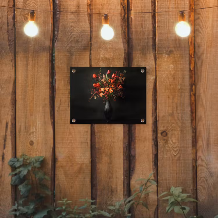 Bloemen - Takken - Boeket tuinposter los doek klein -sfeer1