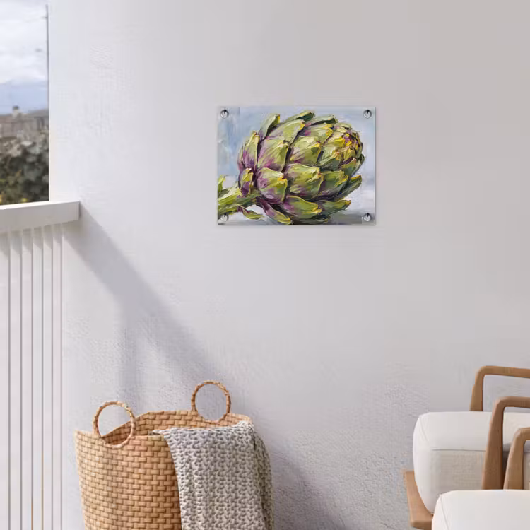 Garden Poster - Food - Artichoke - Modern - Eten - Artisjok - Modern tuinposter los doek klein