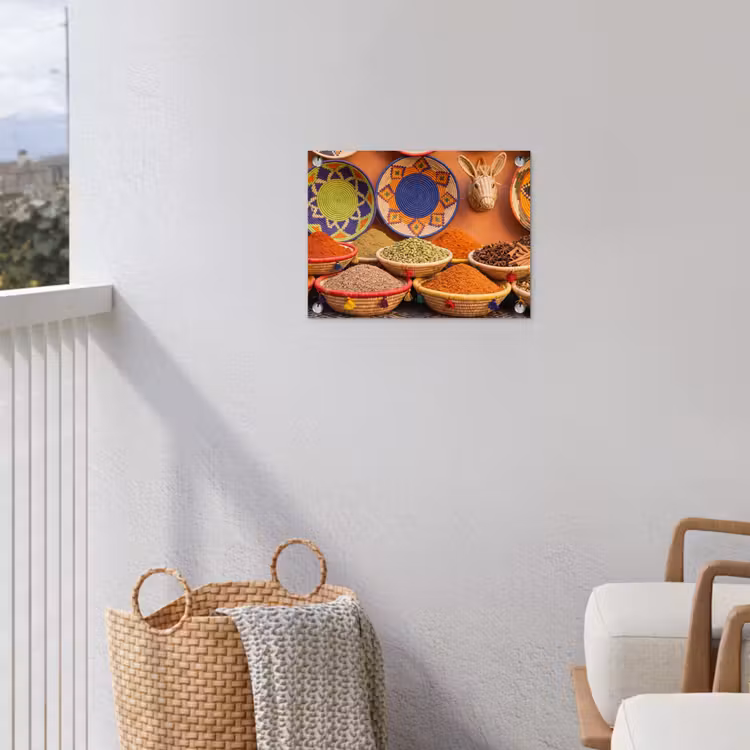 Garden Poster - Food - Colorful - Culture - Eten - Kleurrijk - Cultuur tuinposter los doek klein