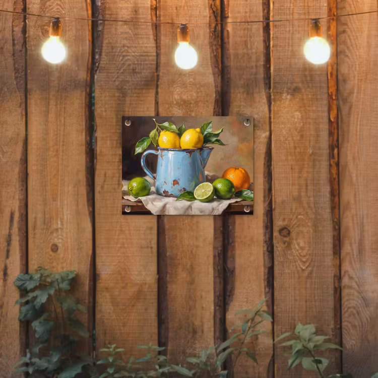 Garden Poster - Food - Still Life - Classical - Eten - Stilleven - Klassiek tuinposter los doek klein