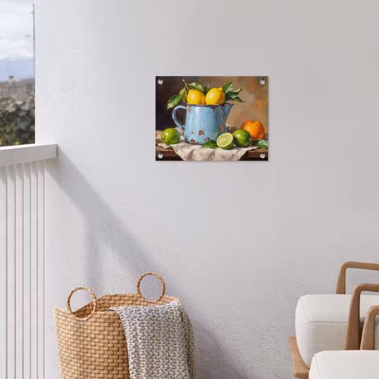 Garden Poster - Food - Still Life - Classical - Eten - Stilleven - Klassiek tuinposter los doek klein