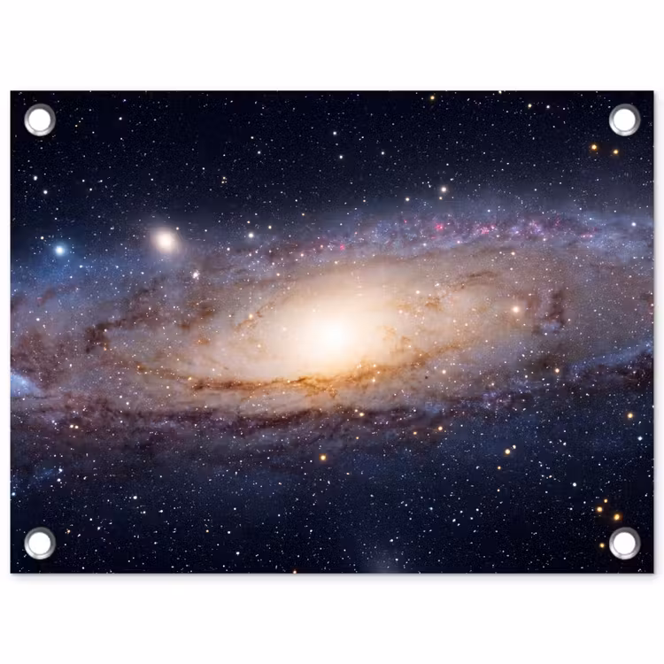 Garden Poster - Galaxy - Space - Cosmos - Sterrenstelsel - Ruimte - Kosmos tuinposter los doek klein