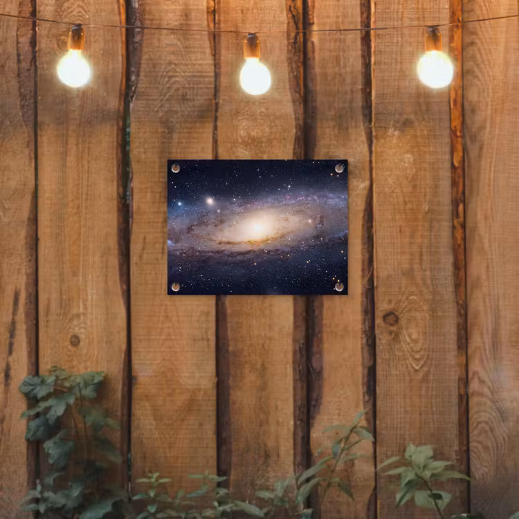 Garden Poster - Galaxy - Space - Cosmos - Sterrenstelsel - Ruimte - Kosmos tuinposter los doek klein