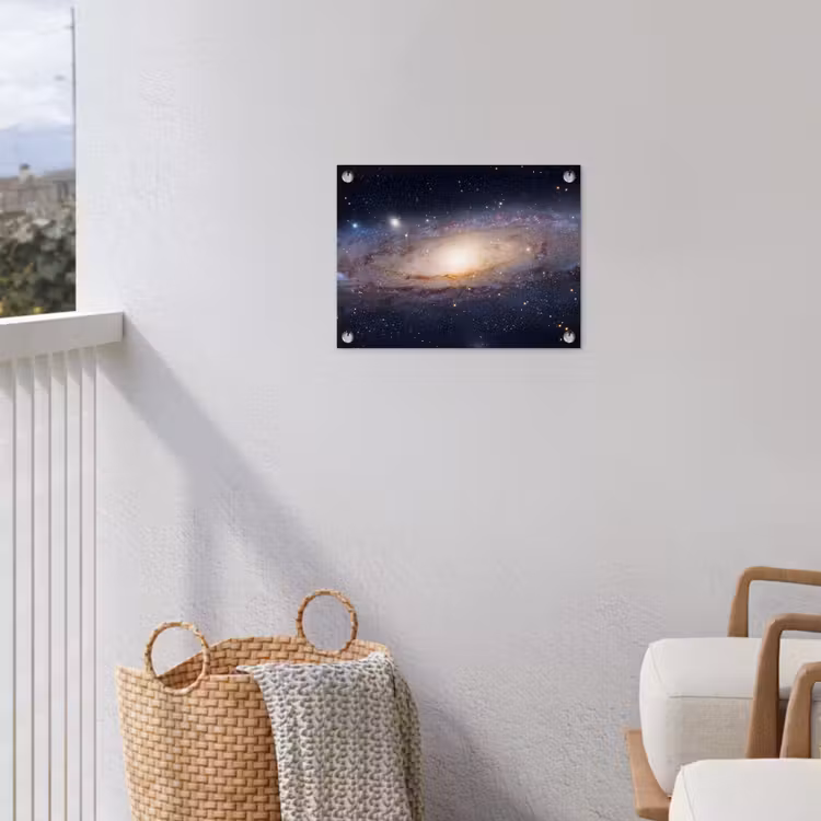 Garden Poster - Galaxy - Space - Cosmos - Sterrenstelsel - Ruimte - Kosmos tuinposter los doek klein