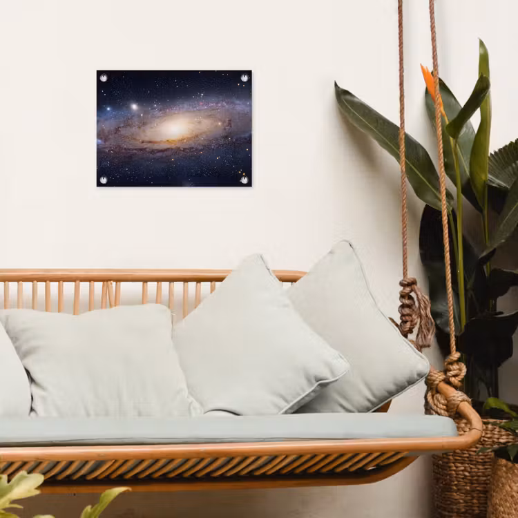 Garden Poster - Galaxy - Space - Cosmos - Sterrenstelsel - Ruimte - Kosmos tuinposter los doek klein