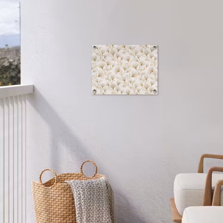 Ginkgo - Takken - Goud tuinposter los doek klein 239 -sfeer8