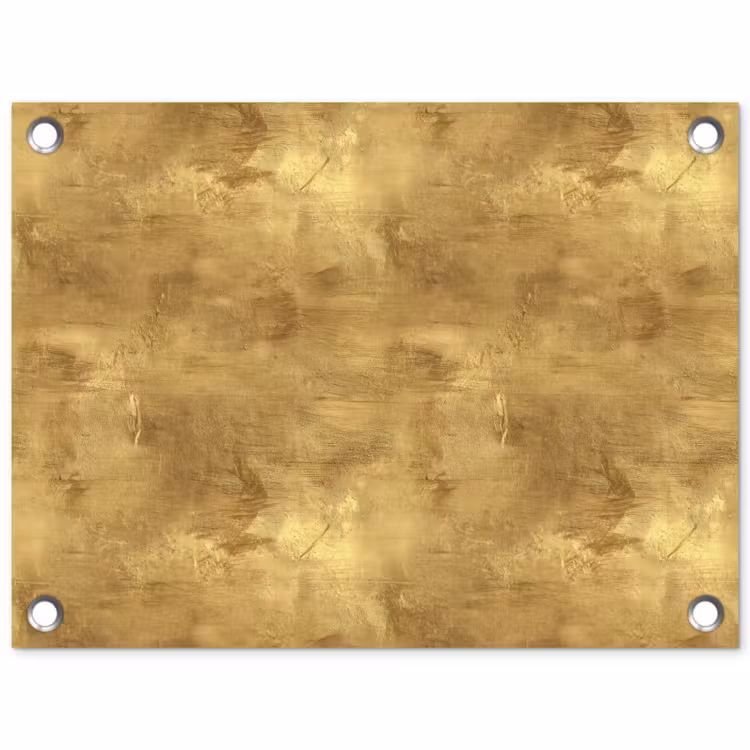 Industrieel - Textuur - Goud tuinposter los doek klein 239 -3d