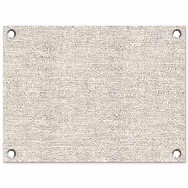 Linnen - Textuur - Beige tuinposter los doek klein 239 -3d