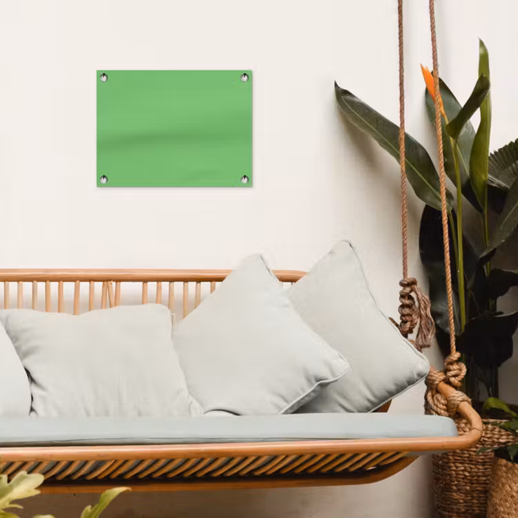 Meadow - Green - Groen tuinposter los doek klein 239 -sfeer7