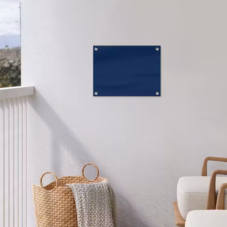 Midnight - Navy - Blauw tuinposter los doek klein 239 -sfeer8