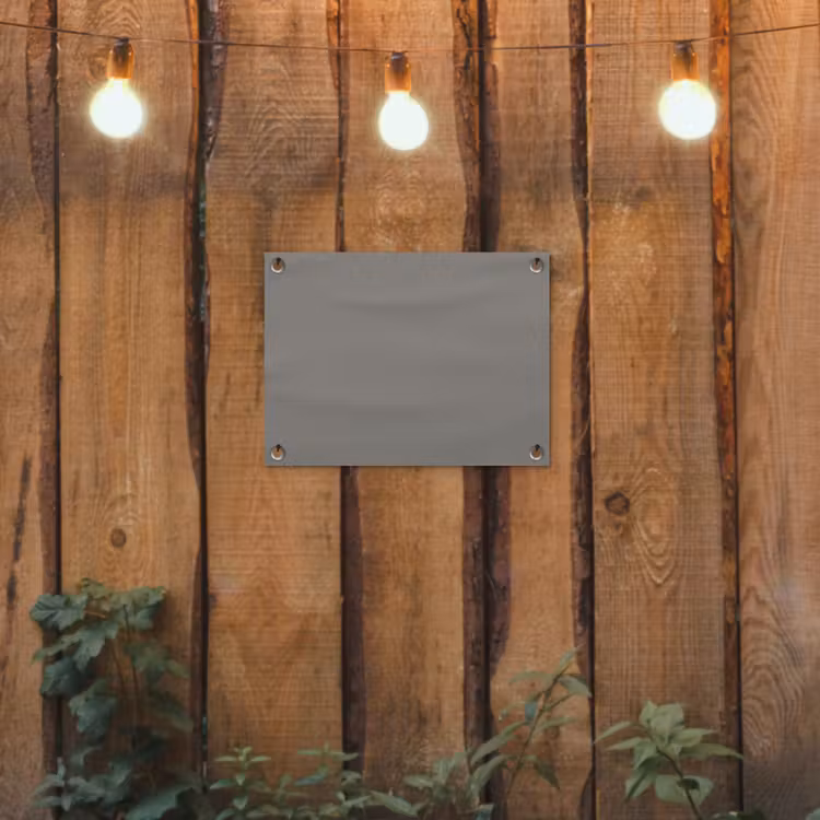 Mineral - Grey - Grijs tuinposter los doek klein 239 -sfeer1