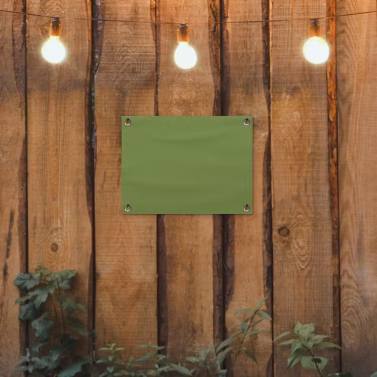 Moss - Green - Groen tuinposter los doek klein 239 -sfeer1