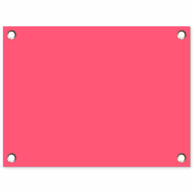 Neon - Flamingo - Roze tuinposter los doek klein 239 -3d