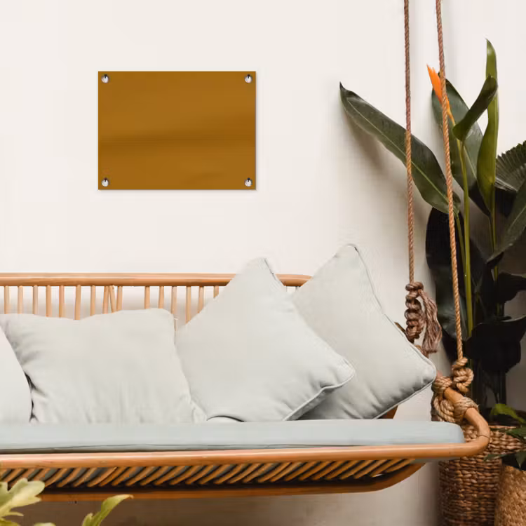 Ocre - Gold - Geel tuinposter los doek klein 239 -sfeer7