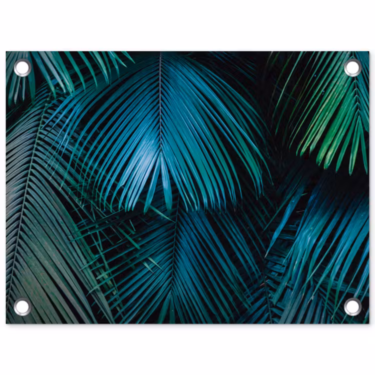 Palmblad - Tropisch - Natuur - Jungle tuinposter los doek klein -3d