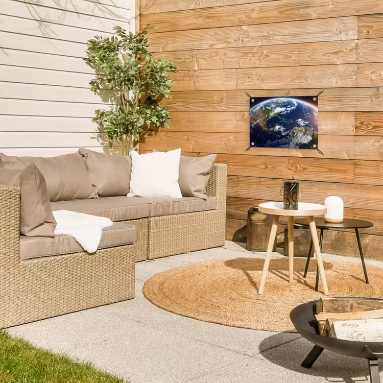 Garden Poster - Planet - Space - Cosmos - Planeet - Ruimte - Kosmos tuinposter los doek klein