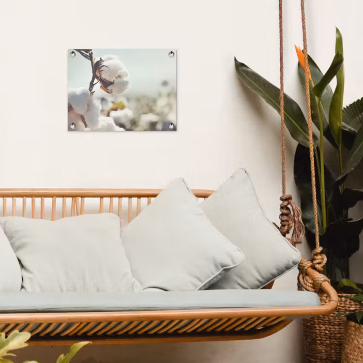 Planten - Bloem - Tak - Natuur tuinposter los doek klein -sfeer7