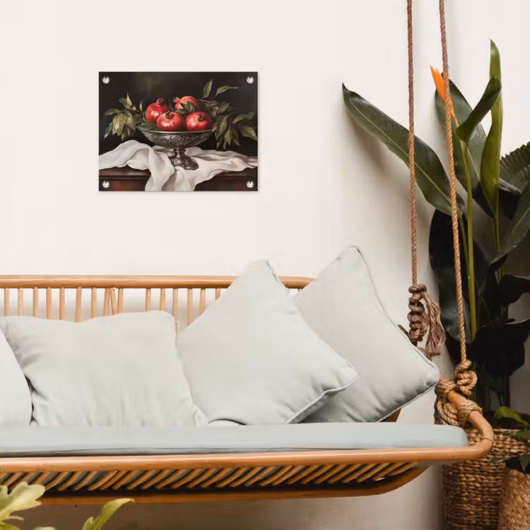 Granaatappels - Klassiek - Vintage tuinposter los doek klein -sfeer7
