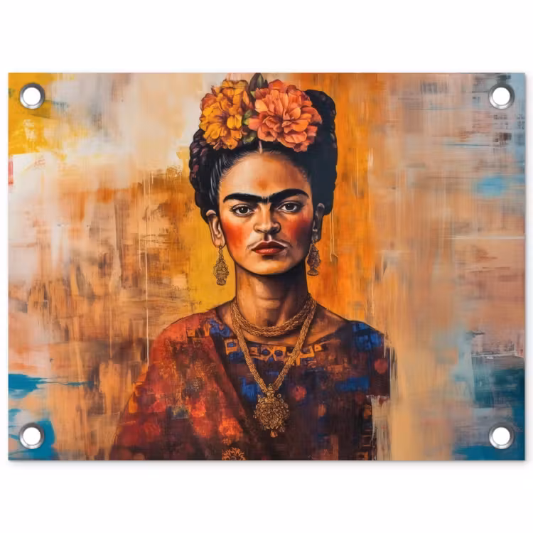 Portret - Sieraden - Schilderachtig tuinposter los doek klein -3d