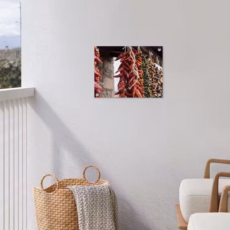 Garden Poster - Red Peppers - Food - Rode pepers - Eten tuinposter los doek klein