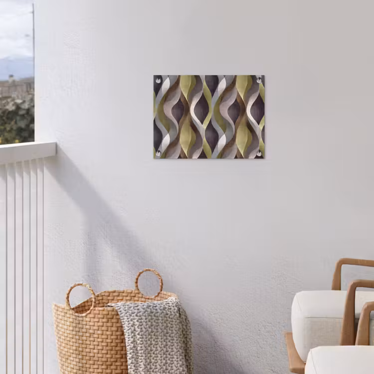 Retro - Banen - Kleurrijk tuinposter los doek klein 239 -sfeer8