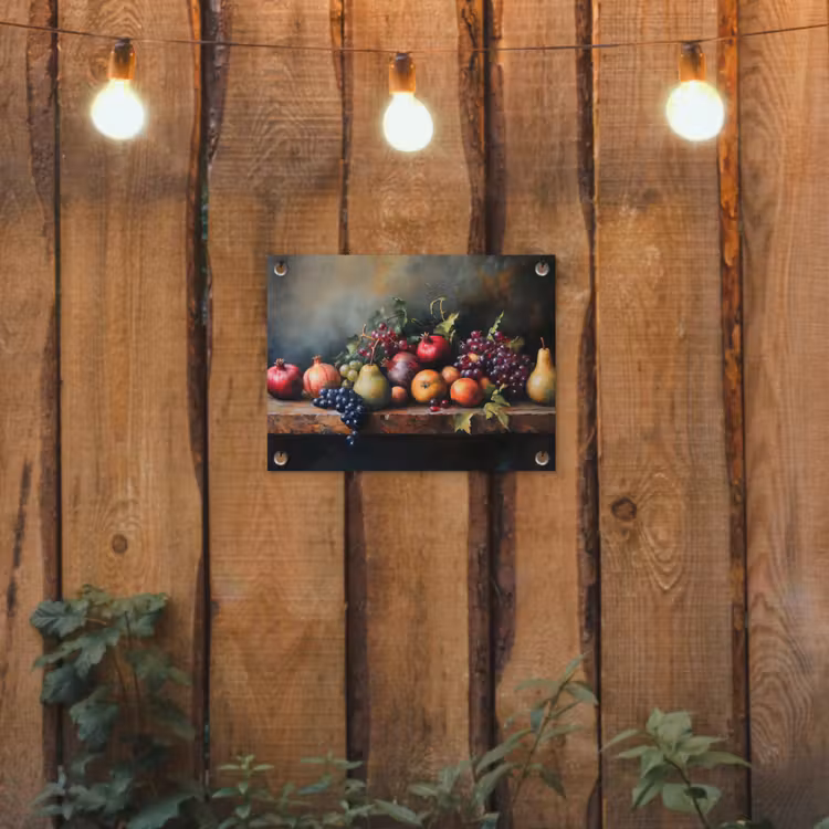 Rustiek - Stilleven - Fruit tuinposter los doek klein -sfeer1