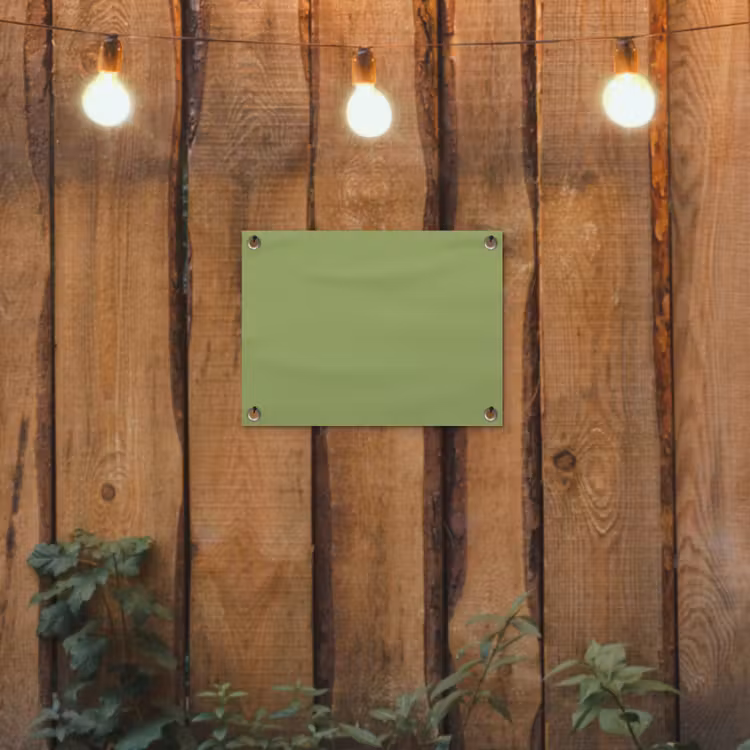 Sage - Green - Groen tuinposter los doek klein 239 -sfeer1