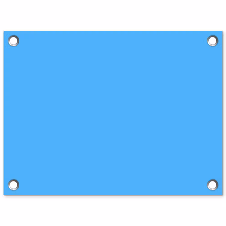 Sky - Blue - Blauw tuinposter los doek klein 239 -3d