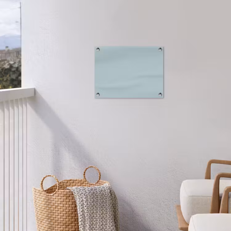 Slate - Blue - Blauw tuinposter los doek klein 239 -sfeer8