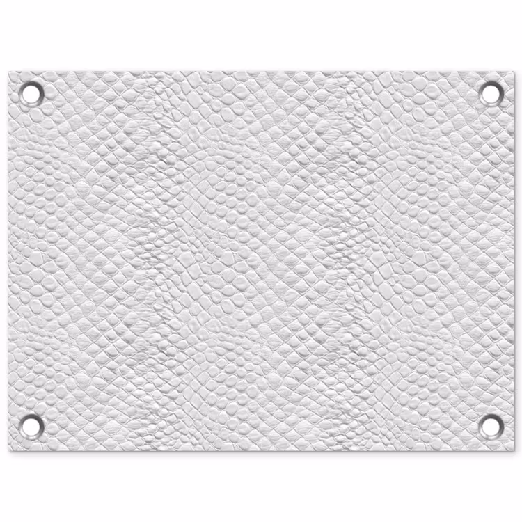 Slang - Patroon - Wit tuinposter los doek klein 239 -3d