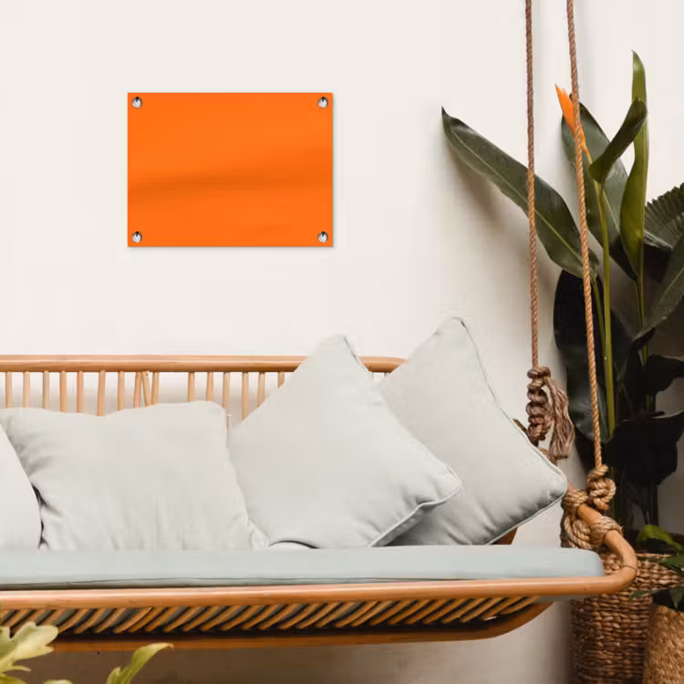 Spiced - Pumpkin - Oranje tuinposter los doek klein 239 -sfeer7