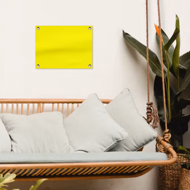 Sunshine - Glow - Geel tuinposter los doek klein 239 -sfeer7