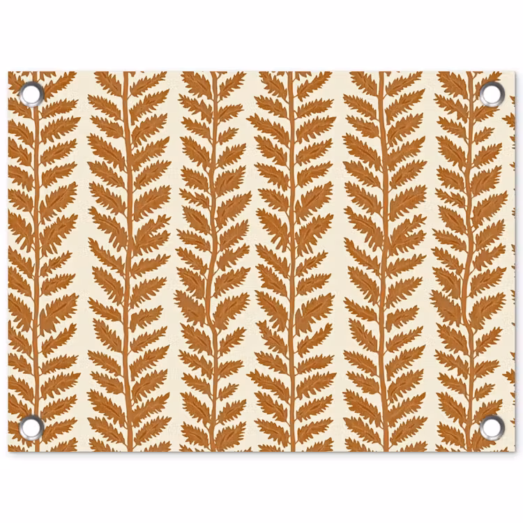 Textuur - Bladeren - Oker tuinposter los doek klein 239 -3d