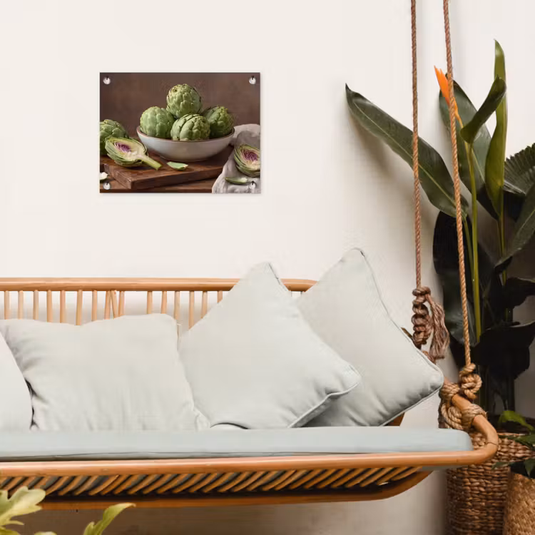 Garden Poster - Vegetables - Artichoke - Kitchen - Groenten - Artisjok - Keuken tuinposter los doek klein