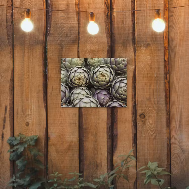 Garden Poster - Vegetables - Fresh - Food - Groenten - Vers - Eten tuinposter los doek klein