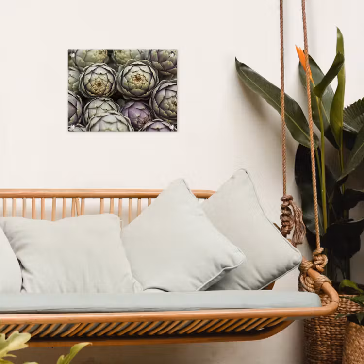 Garden Poster - Vegetables - Fresh - Food - Groenten - Vers - Eten tuinposter los doek klein