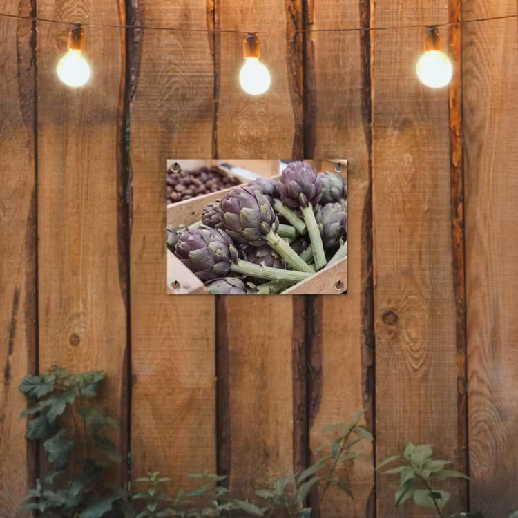 Garden Poster - Vegetables - Market - Fresh - Groenten - Markt - Vers tuinposter los doek klein