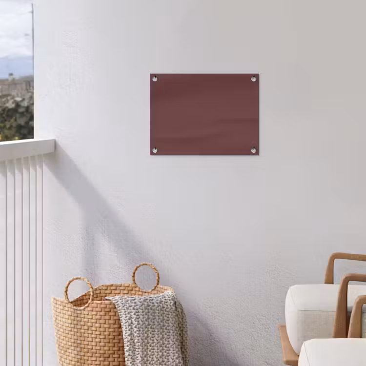 Velvet - Merlot - Rood tuinposter los doek klein 239 -sfeer8