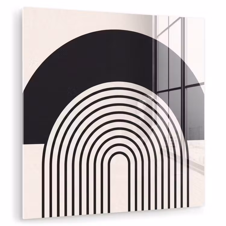 Glass Print - Abstract - Arch - Modern - Abstract - Boog - Modern plexiglas 5mm klein