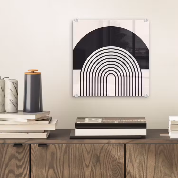 Glass Print - Abstract - Arch - Modern - Abstract - Boog - Modern plexiglas 5mm klein
