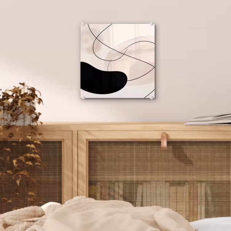 Glass Print - Abstract - Forms - Art - Abstract - Vormen - Kunst plexiglas 5mm klein